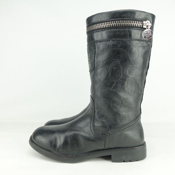 COACH Women Vinni Riding Boots 10" Size 6 B Leather A7567 - Picture 3 of 10